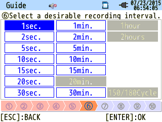 CW500 Recording Setting